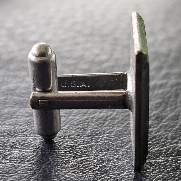 Hickok USA "H" Initial Monogram Letter Vintage Cufflinks - Picture 5 of 5